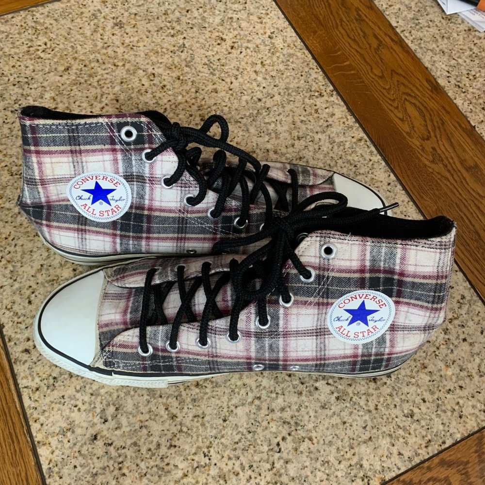 Converse Plaid Chuck Taylor High Top Shoes